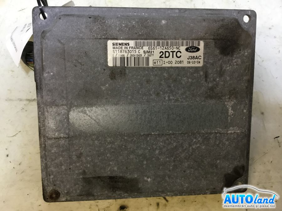 Calculator Ecu Motor 6s6112a650nc 1.3 B Ford FIESTA V JH ,JD 2001
