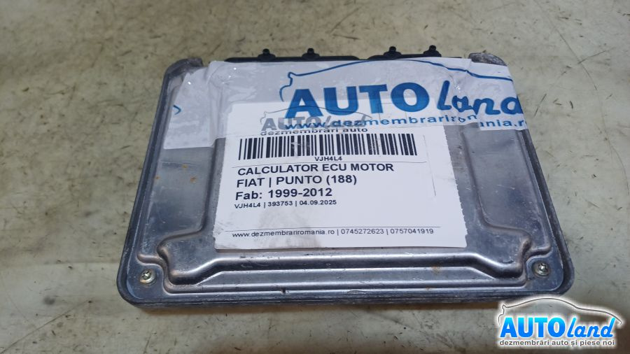 Calculator Ecu Motor 73501877 Fiat PUNTO 1999-2012