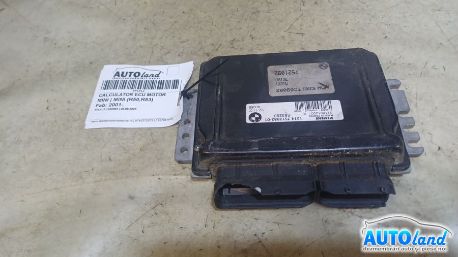 Calculator Ecu Motor 7513983 Mini MINI R50,R53 2001