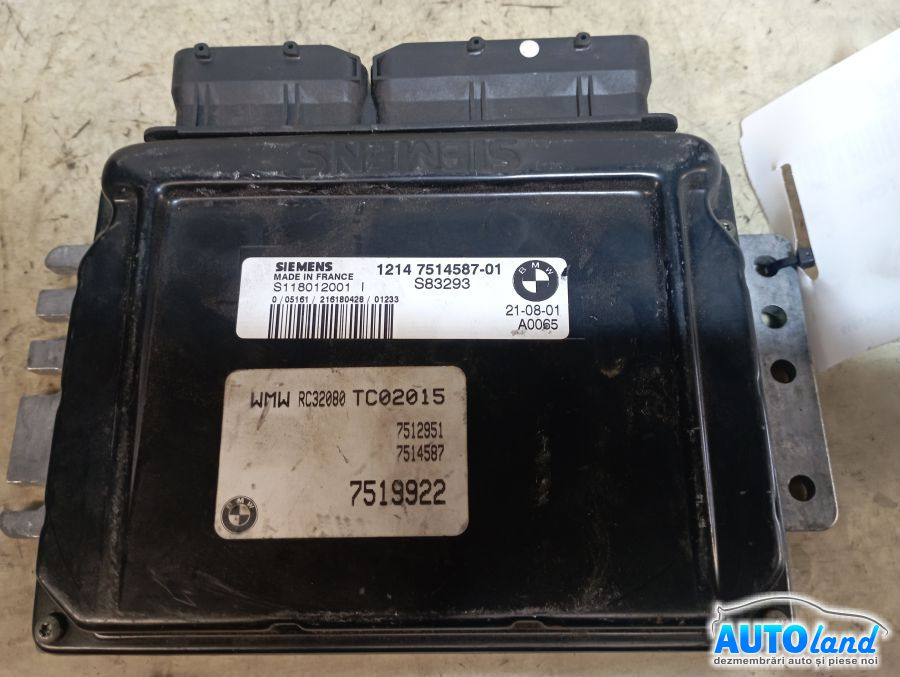 Calculator Ecu Motor 7514587 1.6 B Mini MINI R50,R53 2001