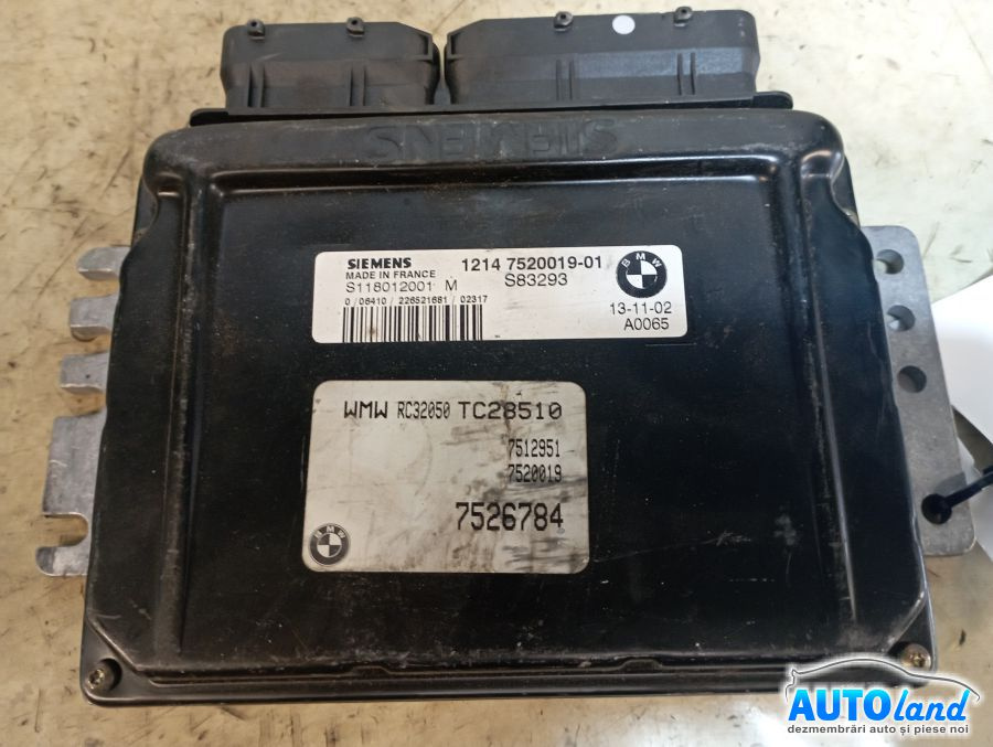 Calculator Ecu Motor 7520019 1.6 B Mini MINI R50,R53 2001
