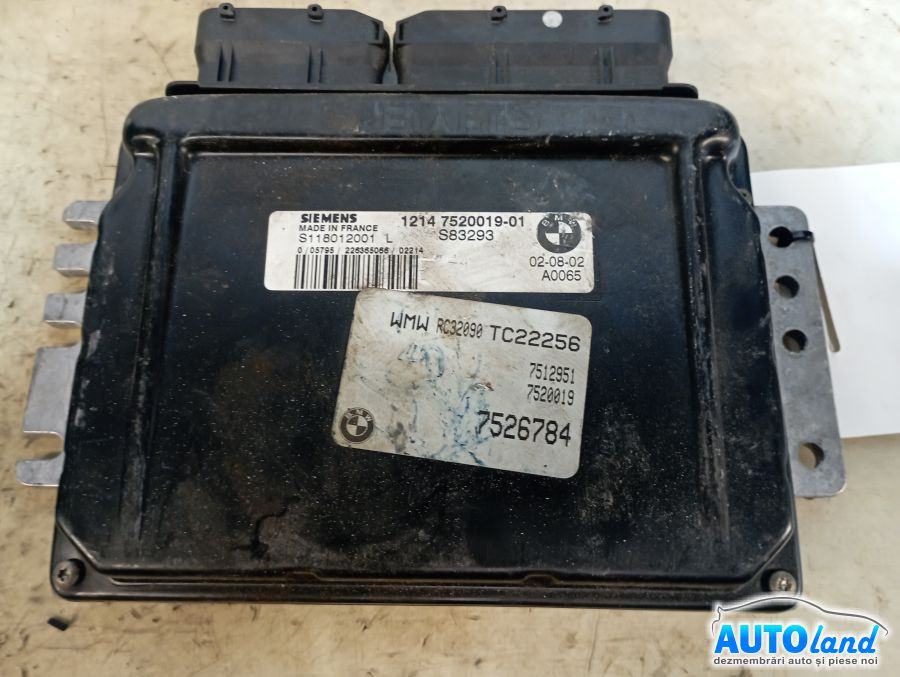 Calculator Ecu Motor 7520019 1.6 B Mini MINI R50,R53 2001