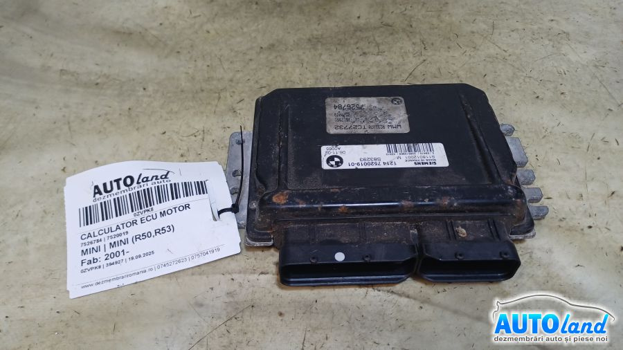 Calculator Ecu Motor 7520019 7526784 Mini MINI R50,R53 2001