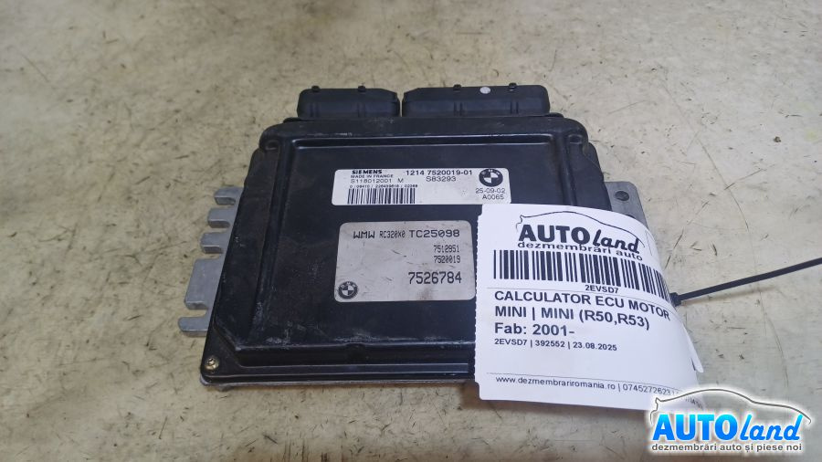 Calculator Ecu Motor 7520019 Mini MINI R50,R53 2001