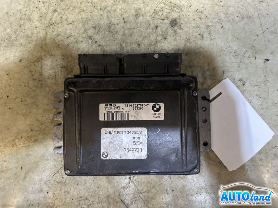 Calculator Ecu Motor 7527610 1.6 Benzina Mini MINI R50,R53 2001