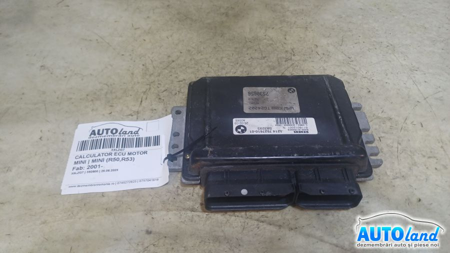 Calculator Ecu Motor 7527610 Mini MINI R50,R53 2001