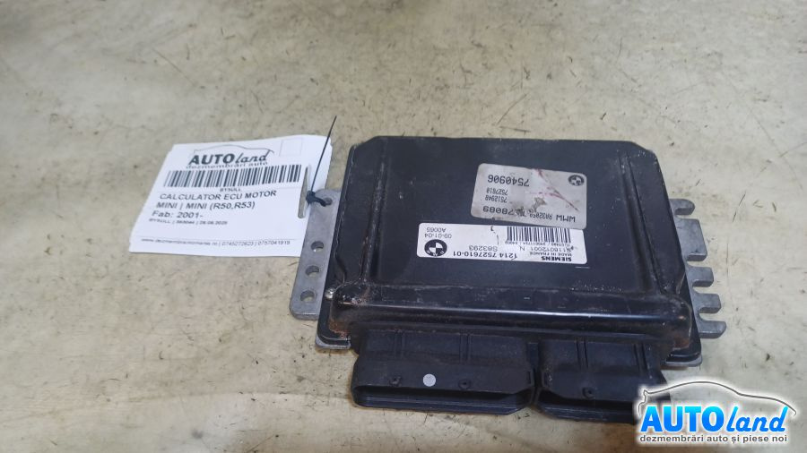 Calculator Ecu Motor 7527610 Mini MINI R50,R53 2001