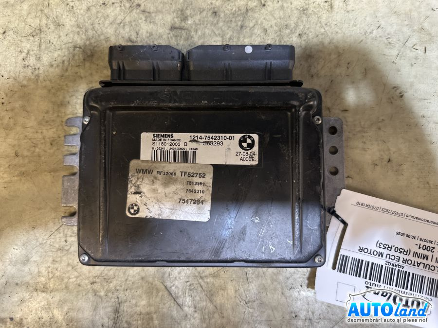 Calculator Ecu Motor 7542310 Mini MINI R50,R53 2001