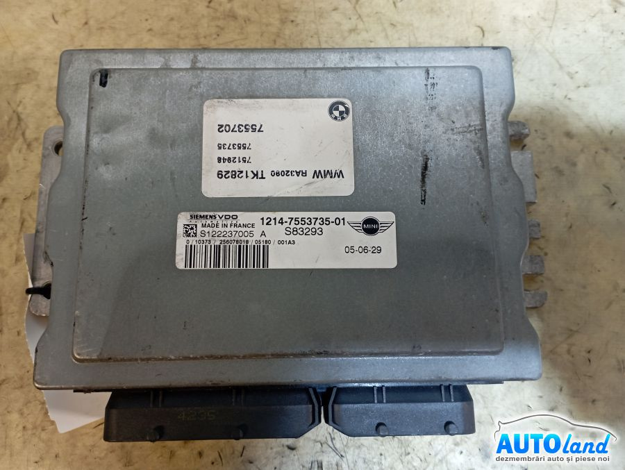 Calculator Ecu Motor 7553735 Benzina Mini MINI R50,R53 2001