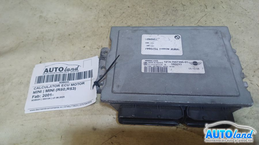 Calculator Ecu Motor 7557395 Mini MINI R50,R53 2001