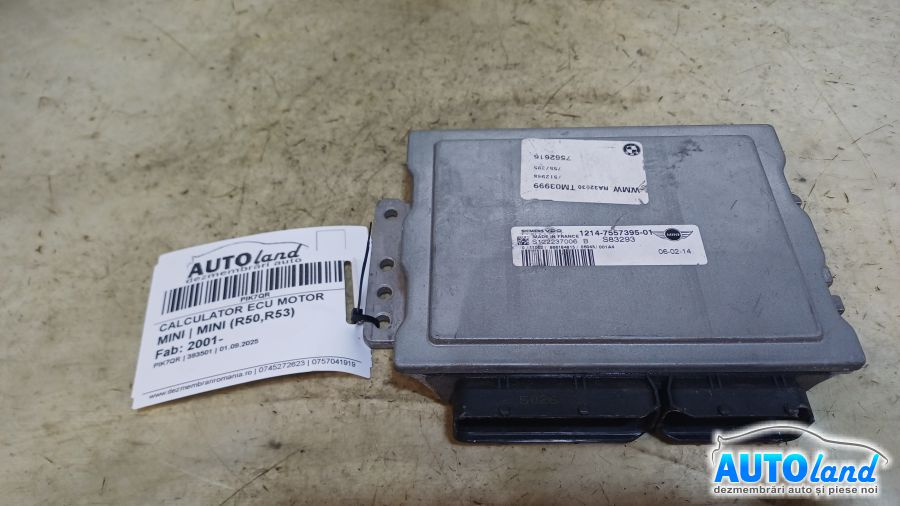 Calculator Ecu Motor 7557395 Mini MINI R50,R53 2001