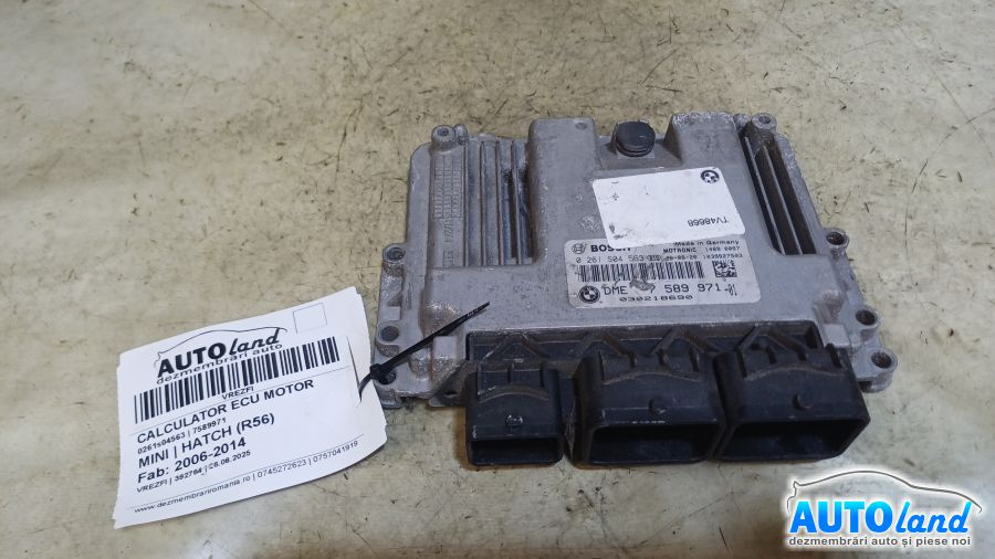 Calculator Ecu Motor 7589971 0261s04563 Mini HATCH R56 2006-2014