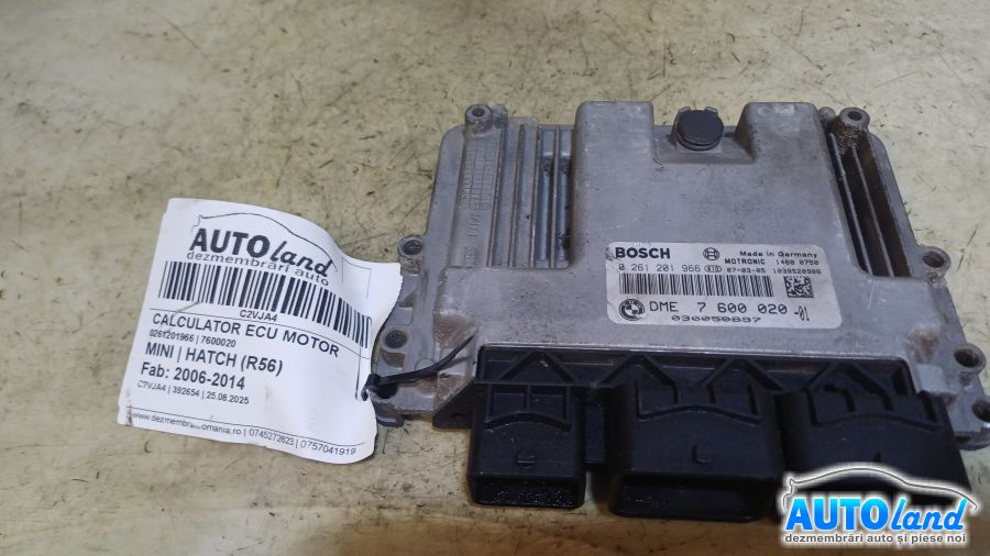 Calculator Ecu Motor 7600020 0261201966 Mini HATCH R56 2006-2014