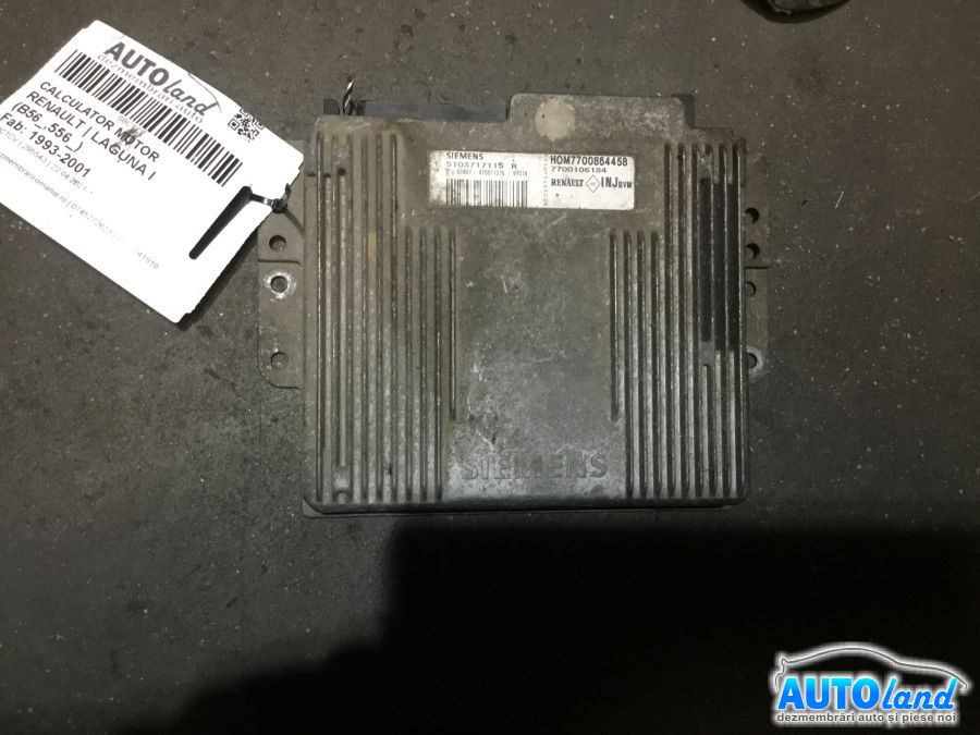 Calculator Ecu Motor 7700106184 Renault LAGUNA I B56 ,556 1993-2001