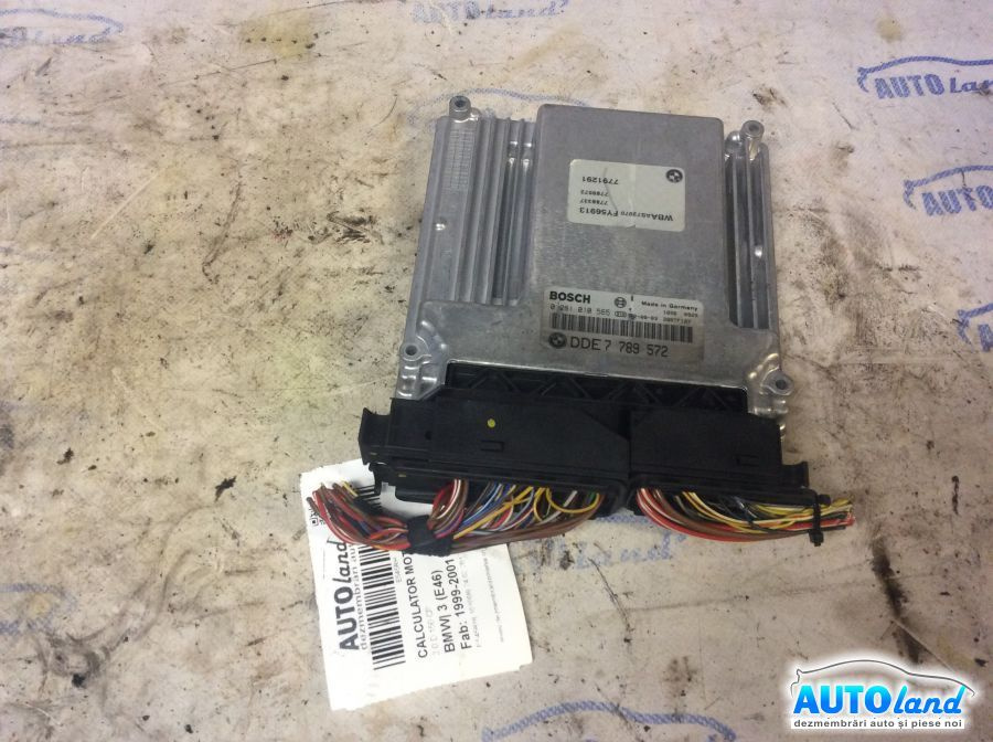 Calculator Ecu Motor 7789572 2.0 D 150 CP BMW 3 E46 1999-2001