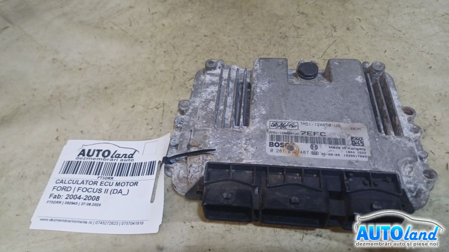 Calculator Ecu Motor 7m5112a650uc Ford FOCUS II DA 2004-2008