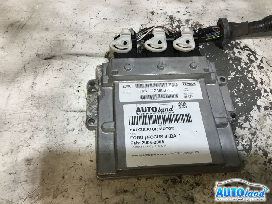 Calculator Ecu Motor 7m5112a650vc 1.8 D Ford FOCUS II DA 2004-2008