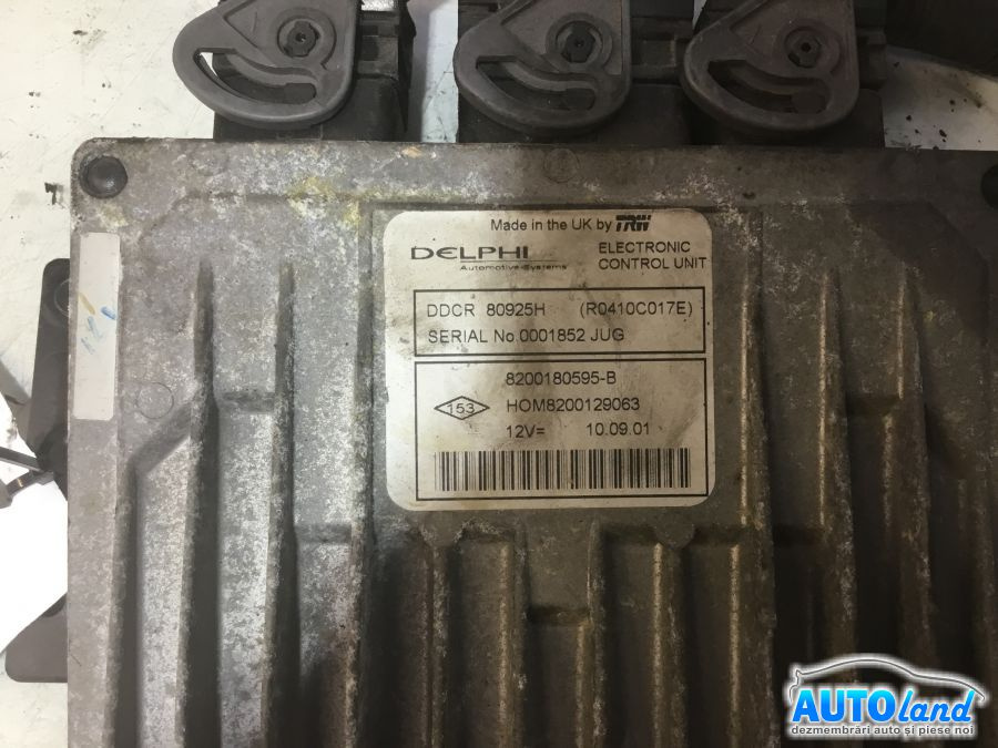 Calculator Ecu Motor 8200180595b 1.5 DCI Renault CLIO II 1998-2001