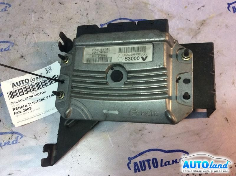 Calculator Ecu Motor 8200298463 1.6 16V Renault SCENIC II JM0/1 2003