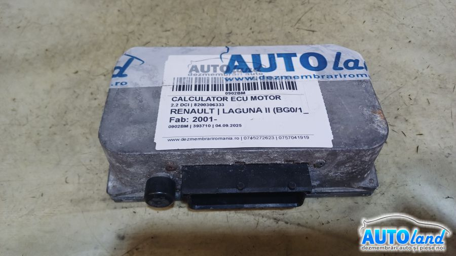 Calculator Ecu Motor 8200306333 2.2 DCI Renault LAGUNA II BG0/1 2001