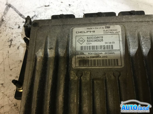 Calculator Ecu Motor 8200334419 Renault MEGANE II BM0/1 ,CM0/1 2002