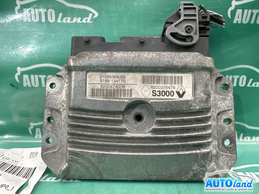 Calculator Ecu Motor 8200376474 1.6 Benzina S3000 Renault MODUS F/JP0 2004