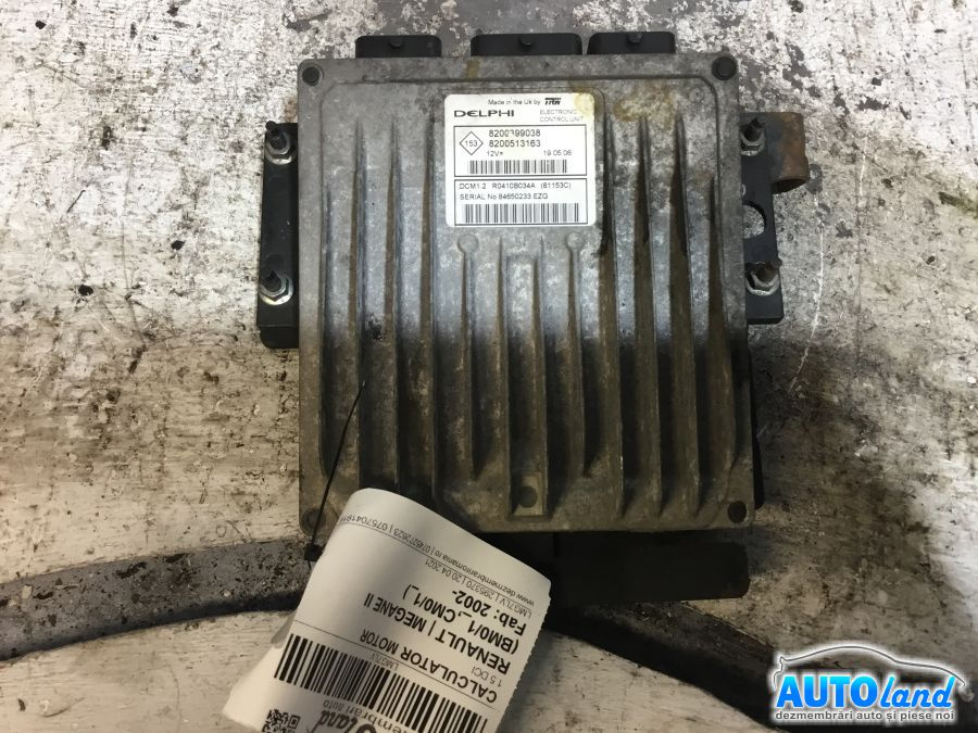 Calculator Ecu Motor 8200399038 1.5 DCI Renault MEGANE II BM0/1 ,CM0/1 2002