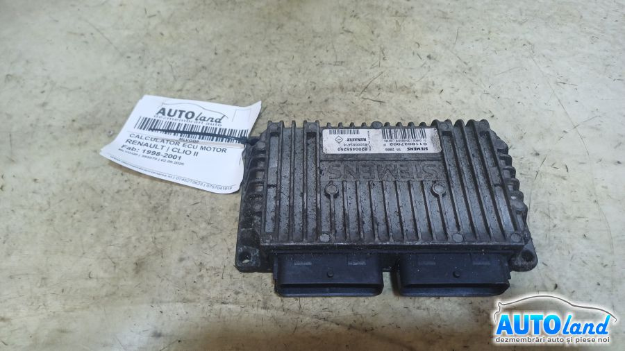 Calculator Ecu Motor 8200455250 Renault CLIO II 1998-2001