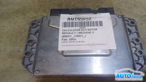 Calculator Ecu Motor 8200509552 Renault MEGANE II BM0/1 ,CM0/1 2002
