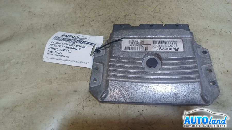 Calculator Ecu Motor 8200509552 Renault MEGANE II BM0/1 ,CM0/1 2002