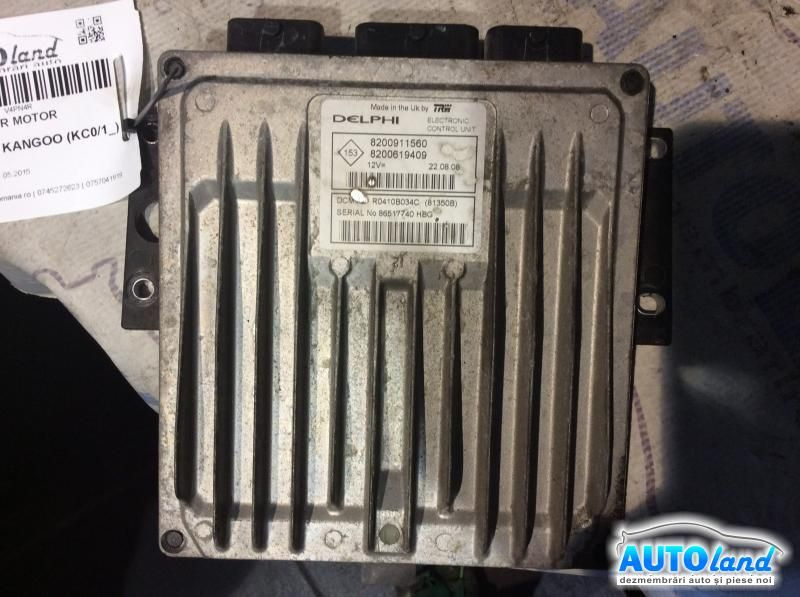 Calculator Ecu Motor 8200911560 1.5 DCI Renault KANGOO KC0/1 1997