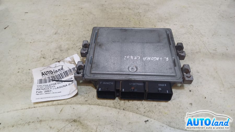 Calculator Ecu Motor 8200981816 1.5 DCI Renault LAGUNA III BT0/1 2007