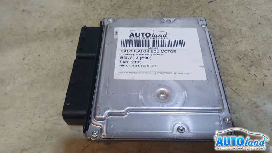 Calculator Ecu Motor 8506434 2.0 Diesel0281016106 BMW 3 E90 2005