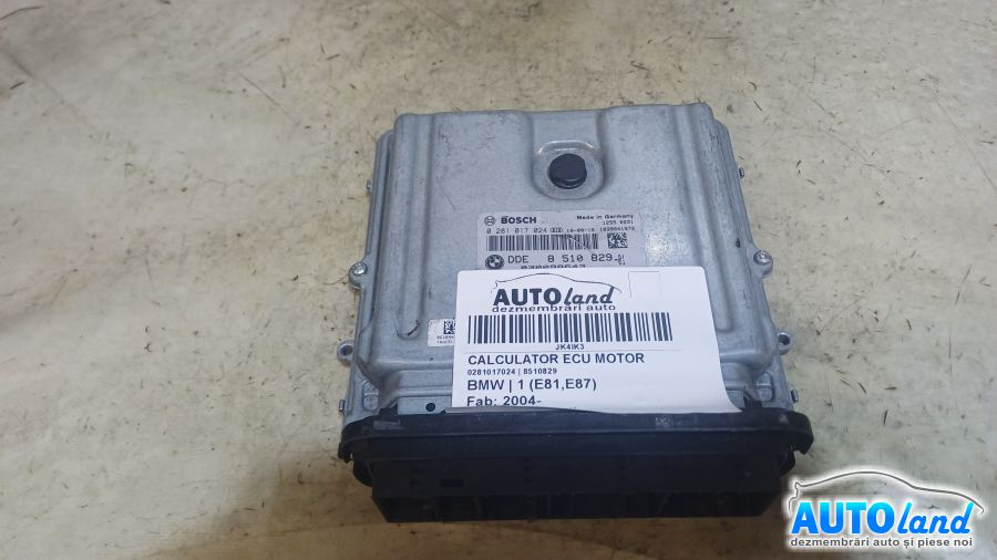 Calculator Ecu Motor 8510829 0281017024 BMW 1 E81,E87 2004