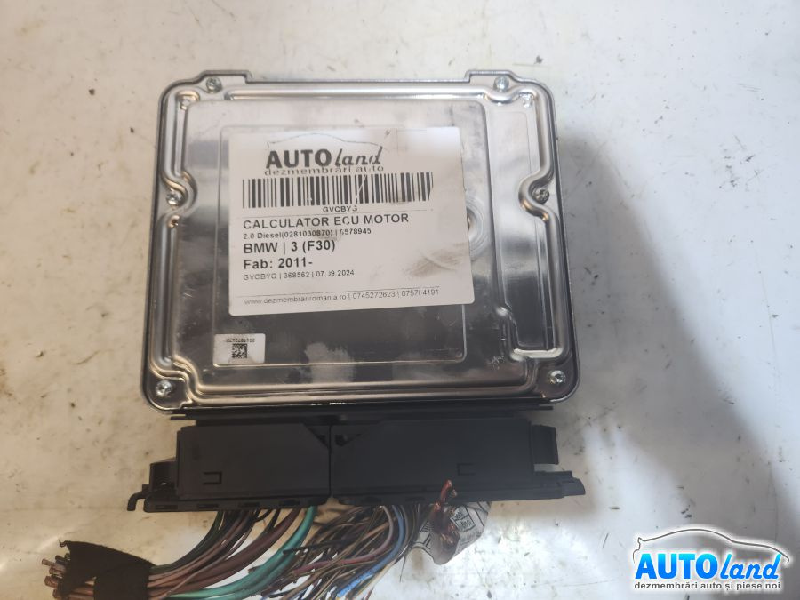 Calculator Ecu Motor 8578945 2.0 Diesel0281030870 BMW 3 F30 2011