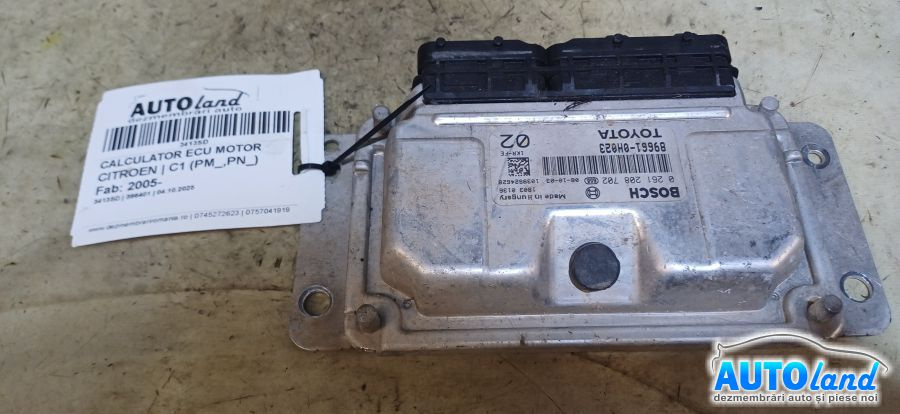 Calculator Ecu Motor 896610h023 Citroen C1 PM ,PN 2005