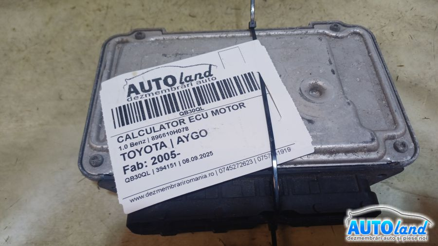 Calculator Ecu Motor 896610h078 1.0 Benz Toyota AYGO 2005