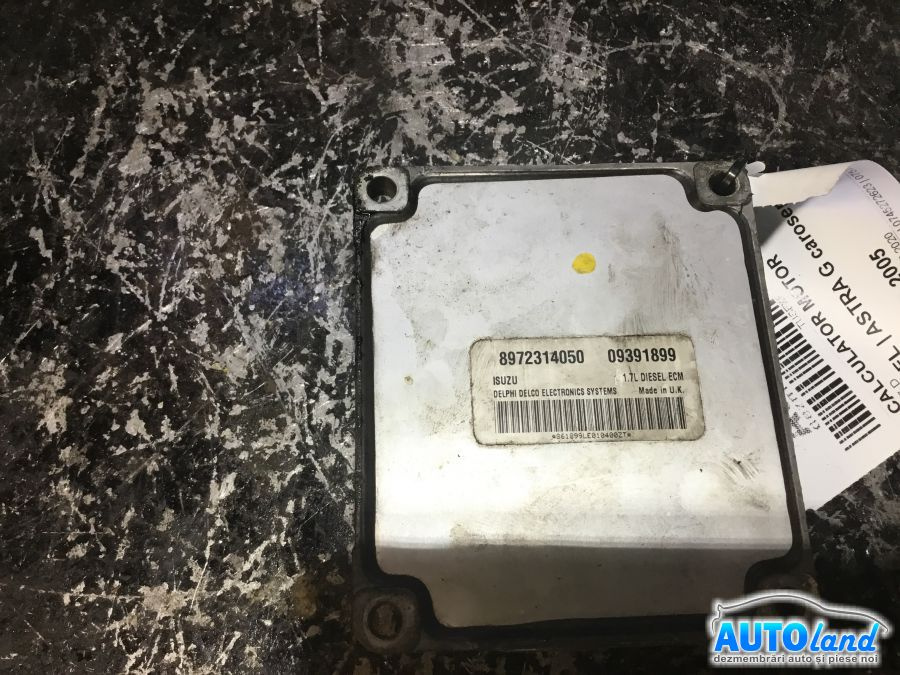 Calculator Ecu Motor 8972314050 1.7 D Opel ASTRA G caroserie F70 1999-2005