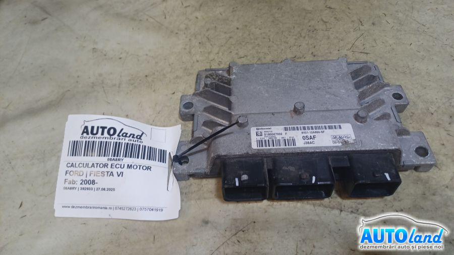 Calculator Ecu Motor 8v2112a650sf Ford FIESTA VI 2008
