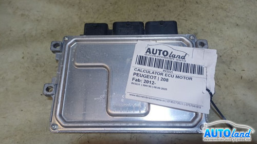 Calculator Ecu Motor 9611545080 Peugeot 208 2012