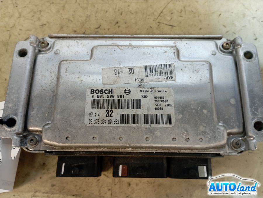 Calculator Ecu Motor 9637839480 1.6 B Peugeot 306 7B,N3,N5 1994-2001