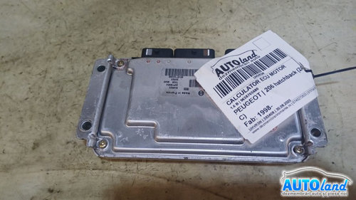 Calculator Ecu Motor 9638765680 1.6 B Peugeot 206 hatchback 2A/C 1998