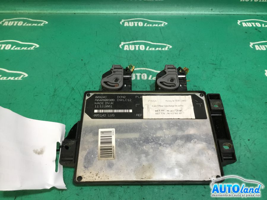 Calculator Ecu Motor 9641390180 1.9 Peugeot 206 hatchback 2A/C 1998