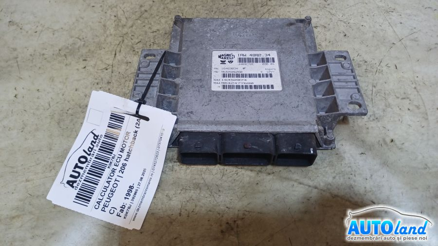 Calculator Ecu Motor 9642606280 Peugeot 206 hatchback 2A/C 1998