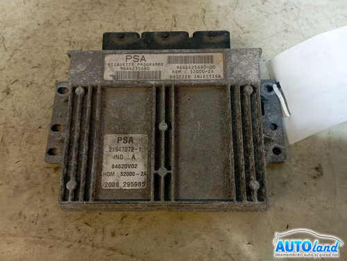 Calculator Ecu Motor 9644235680 Benzina Peugeot 206 limuzina 2007