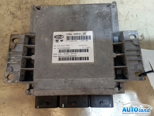 Calculator Ecu Motor 9645989480 Benzina Peugeot 206 hatchback 2A/C 1998