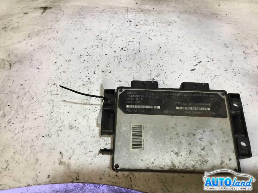 Calculator Ecu Motor 9646260680 Citroen BERLINGO 1996