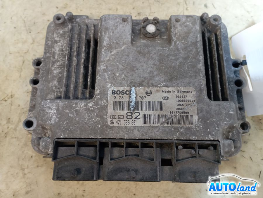 Calculator Ecu Motor 9647158080 Peugeot 206 hatchback 2A/C 1998