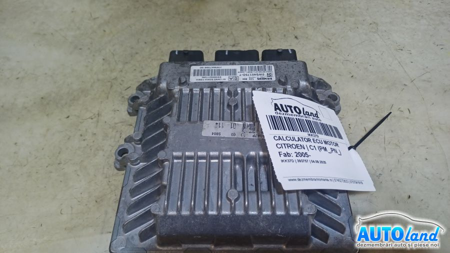 Calculator Ecu Motor 9647568180 Citroen C1 PM ,PN 2005