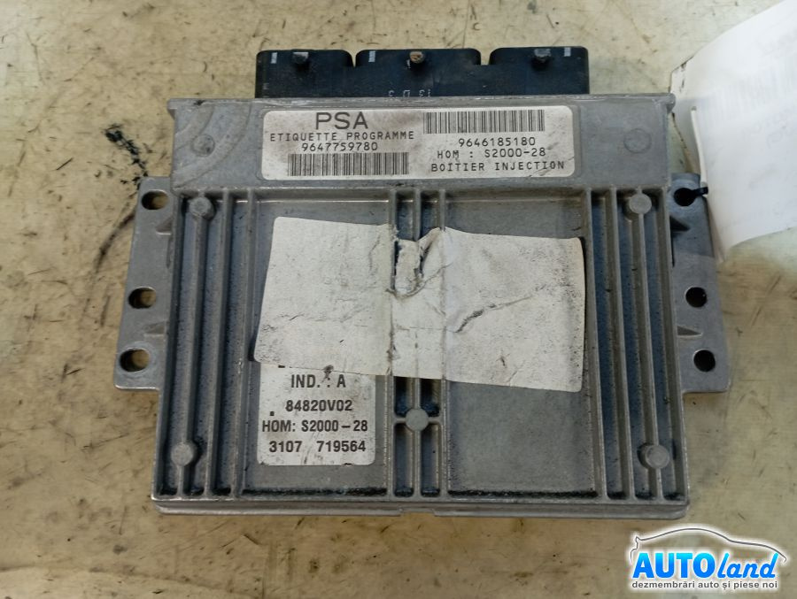 Calculator Ecu Motor 9647759780 Peugeot 307 3A/C 2000